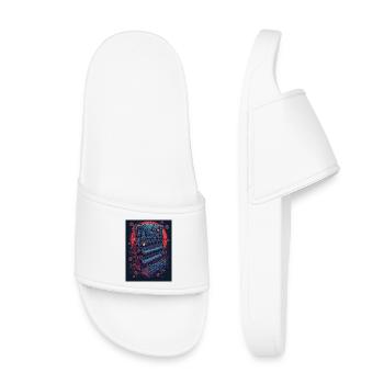 Futuristic electronic music device - Kids’ Pool Sliders - white - Front