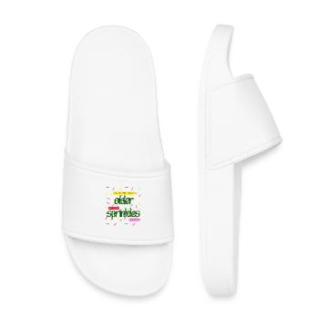 Another Year Older, Extra Sprinkles Added – Funny - Kids’ Pool Sliders - white - Front