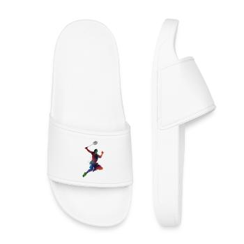 Art sportif #badminton badminton - Claquettes enfant - blanc - Devant