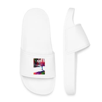 Golf player #golf - Kids’ Pool Sliders - white - Front