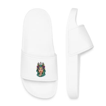 Chef de la Sicile Maure Sicile - Claquettes enfant - blanc - Devant