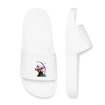 Archery sport art #archery - Kids’ Pool Sliders - white - Front