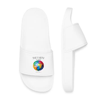 The Earth Without Art Design - Kids’ Pool Sliders - white - Front