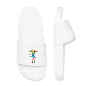 Dancing Girl - Dance Lifestyle - Kids’ Pool Sliders - white - Front