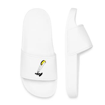 kite-surf - Kids’ Pool Sliders - white - Front