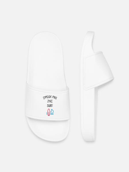 Surf / Surfeur / Sport / Sportif / J'peux pas - Claquettes enfant - blanc