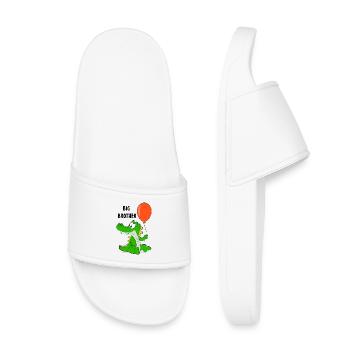 Grand frère Mignon animal - Claquettes enfant - blanc - Devant