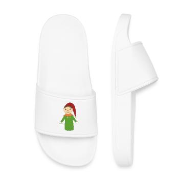 Kasper - Kinder Badelatschen - Weiß - Vorne