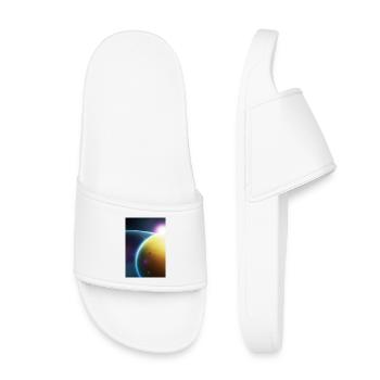 Espace, Planètes - Claquettes enfant - blanc - Devant