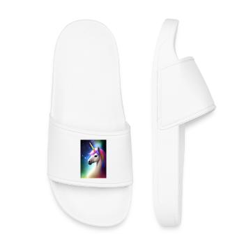 Unicorn - Kids’ Pool Sliders - white - Front