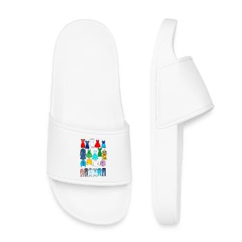 Vêtements pour femmes et filles - Claquettes enfant - blanc - Devant