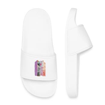 Nuances de couleurs - Claquettes enfant - blanc - Devant