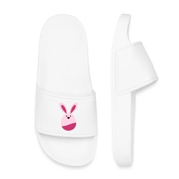 Hase - Kinder Badelatschen - Weiß - Vorne