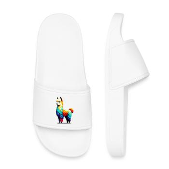 Alpaga - Claquettes enfant - blanc - Devant