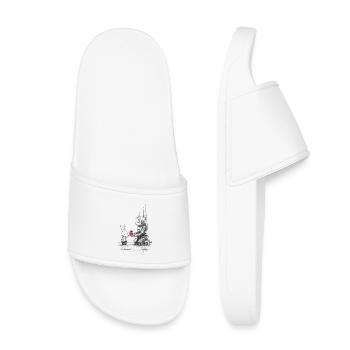 Robot fraise - Claquettes enfant - blanc - Devant