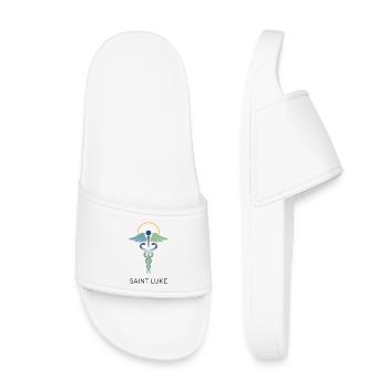 Saint Luc : Assistance médicale - Claquettes enfant - blanc - Devant