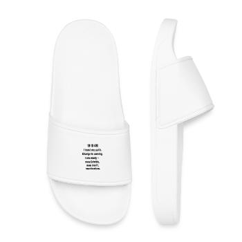 10:10 – Trust the Path - Kids’ Pool Sliders - white - Front