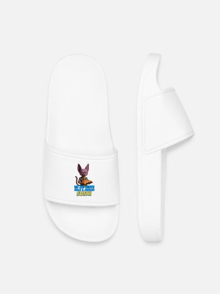 Un_Dio_e_il_Sushi_Perfetto - Kids’ Pool Sliders - white