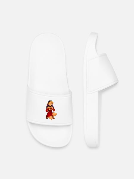 Zayra – Cœur Gest de la femme elfe magique en rouge - Claquettes enfant - blanc