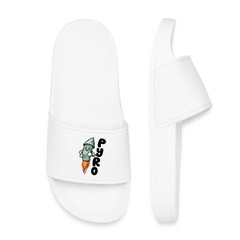 Pyro Pyrotechnics Football Station Ultras Block - Kids’ Pool Sliders - white - Front