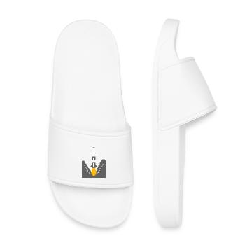 Lancement de fusée - Claquettes enfant - blanc - Devant