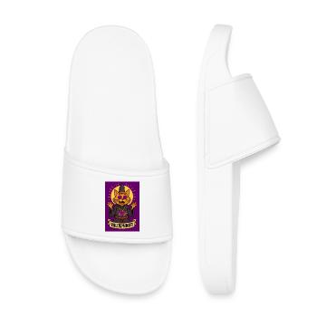 Chat culte magique des Valueminati - Claquettes enfant - blanc - Devant