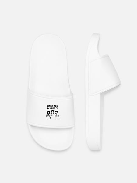 Einer_von_uns_bist_du - Kids’ Pool Sliders - white
