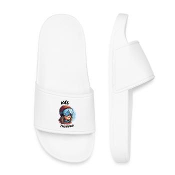 Val Thorens Ski 3 Vallées Haute Station Europe - Claquettes enfant - blanc - Devant