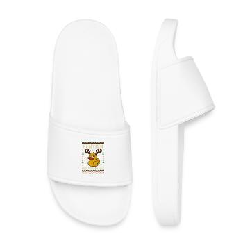 Reindeer Was Sold Out Ugly Christmas - Kids’ Pool Sliders - white - Front