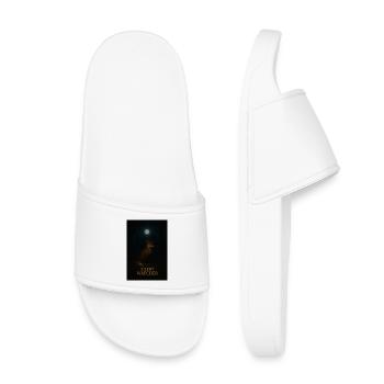 Silent Waiting Fox by Moonlight - Kids’ Pool Sliders - white - Front