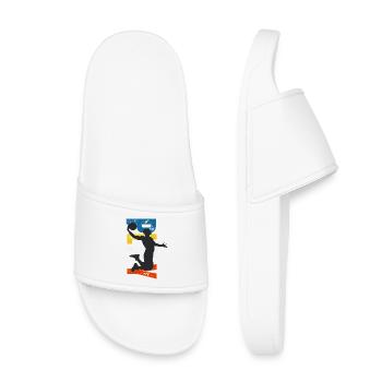 PLAY – Minimal Design - Claquettes enfant - blanc - Devant