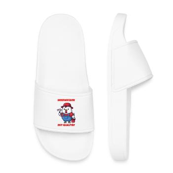 Amélioration de la maison avec qualité - Poulet drôle - Claquettes enfant - blanc - Devant