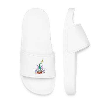 Dragon Fighter - Claquettes enfant - blanc - Devant