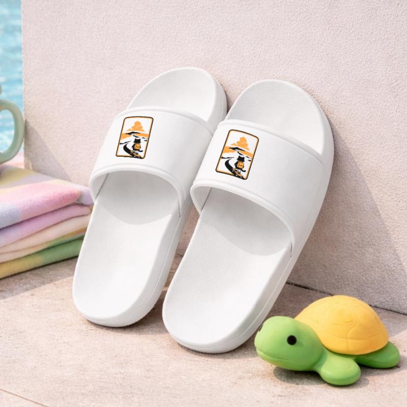 Skate Cat Sunset Kids’ Pool Sliders