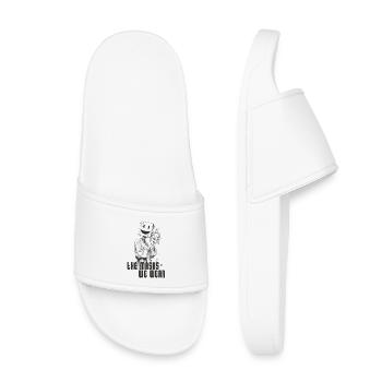 Masks we wear - Kids’ Pool Sliders - white - Front