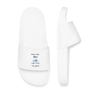 Wenn_das_Meer appelle - Claquettes enfant - blanc - Devant