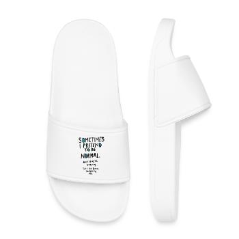 Fais semblant d’être normal - Claquettes enfant - blanc - Devant