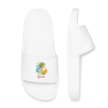Gaïa - Mère Nature - Arbre de Vie - Claquettes enfant - blanc - Devant