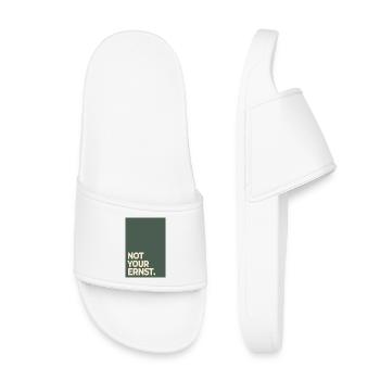 Not Your Ernst – Déclaration de Moss Green - Claquettes enfant - blanc - Devant