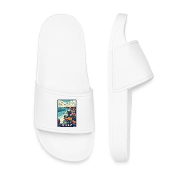 Discover Bahamas and Nassau - Tropical Paradise - Kids’ Pool Sliders - white - Front