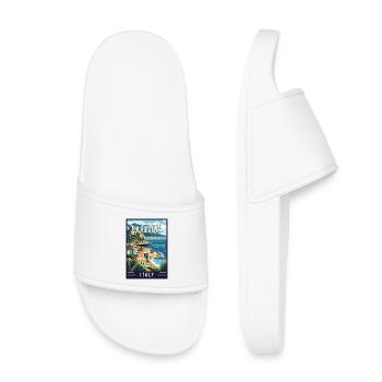 Explorez le paradis côtier de la Sardaigne en Italie - Claquettes enfant - blanc - Devant