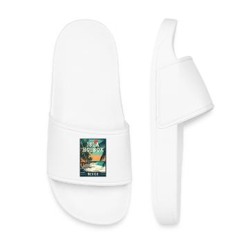 Experience Paradise on Isla Holbox in Mexico - Kids’ Pool Sliders - white - Front