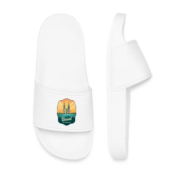 Insigne rétro de voyage Sunset de la Minster de Bâle - Claquettes enfant - blanc - Devant