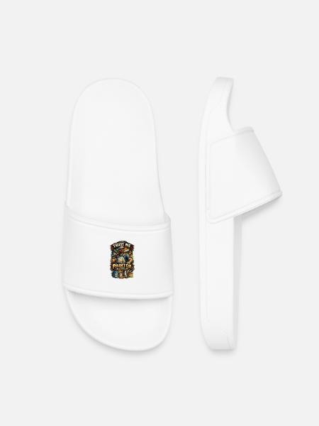 Crois-moi, je peins des murs - Claquettes enfant - blanc