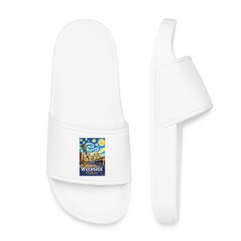 Riverside, Californie - Claquettes enfant - blanc - Devant
