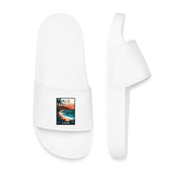 Découvrez les îles Canaries et Gran Canaria en Espagne - Claquettes enfant - blanc - Devant