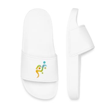 Yoga design_27 - Kids’ Pool Sliders - white - Front