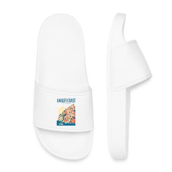 Design de voyage de vacances d’été en Italie sur la côte amalfitaine - Claquettes enfant - blanc - Devant