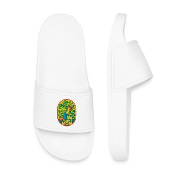Plant Mom Tropical Patch - Kinder Badelatschen - Weiß - Vorne