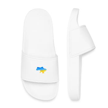 Ukraine Design Ukraine Flag Sunflower Wheat Map - Kids’ Pool Sliders - white - Front